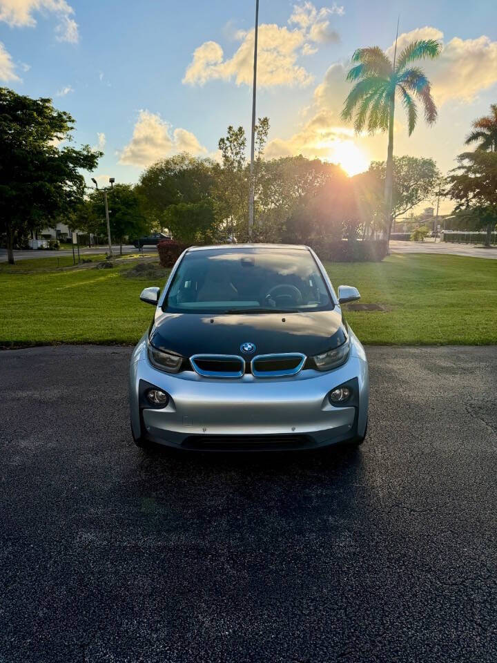 Andesite Silver Metallic w/ BMW i Frozen Blue Accent 2014 BMW i3 Base 4dr Hatchback 2