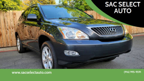 2009 Lexus RX 350 for sale at SAC SELECT AUTO in Sacramento CA