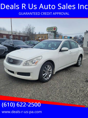 2009 Infiniti G37 Sedan for sale at Deals R Us Auto Sales Inc in Lansdowne PA