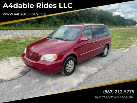 2005 Kia Sedona for sale at A4dable Rides LLC in Haines City FL