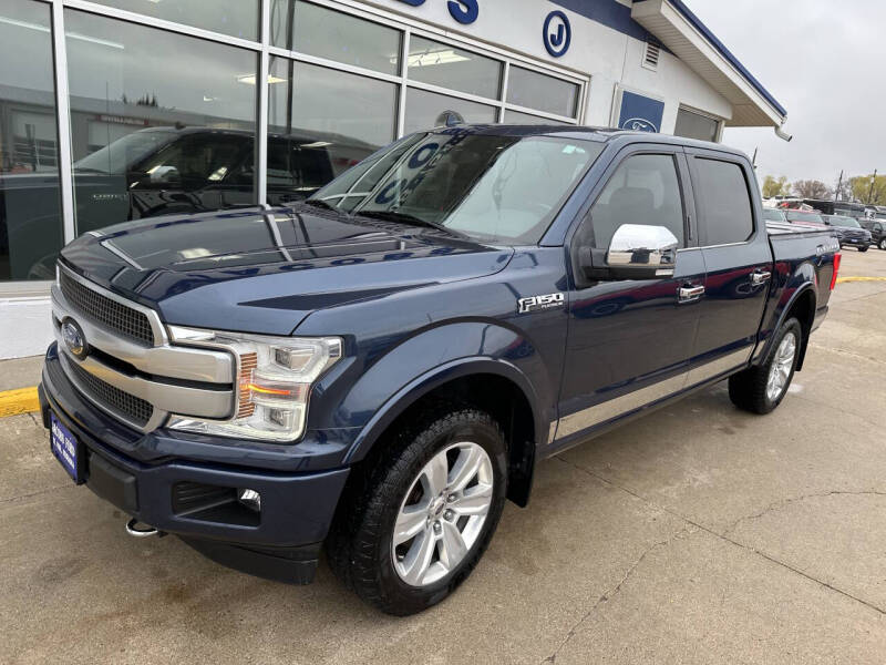 Used 2018 Ford F-150 Platinum with VIN 1FTEW1E51JFD12762 for sale in Saint Paul, NE