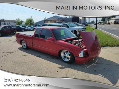 1994 Chevrolet S-10 for sale at Martin Motors, Inc. in Chisholm MN