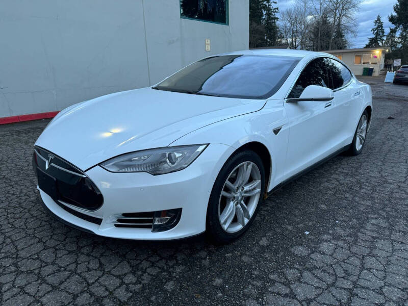 Used 2014 Tesla Model S S with VIN 5YJSA1H1XEFP53679 for sale in Kirkland, WA