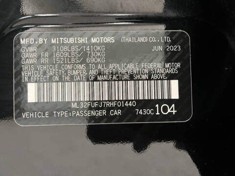 2024 Mitsubishi Mirage G4 ES