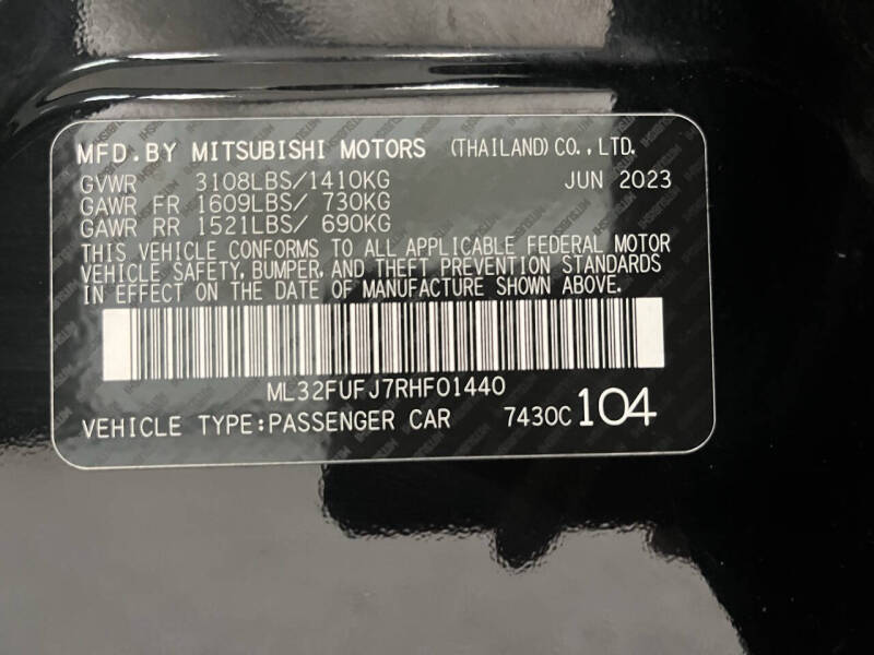 2024 Mitsubishi Mirage G4 ES