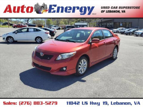 2010 Toyota Corolla for sale at Auto Energy in Lebanon VA