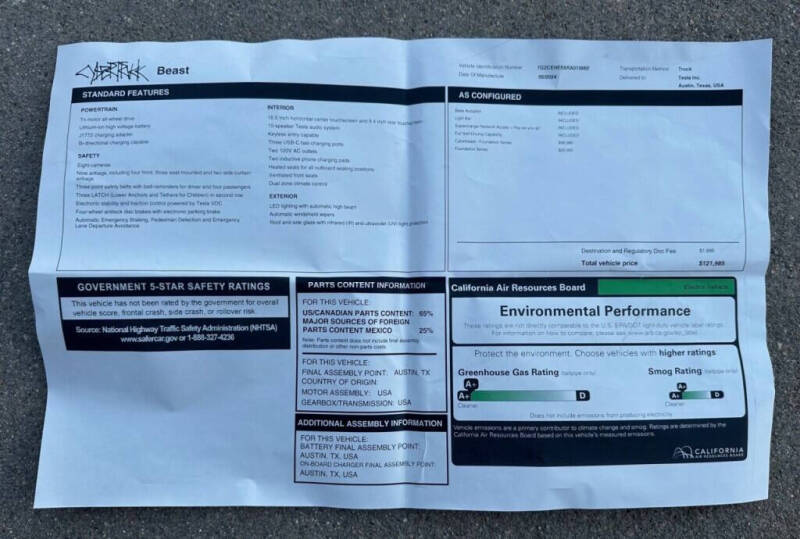 2024 Tesla Cybertruck Cyberbeast