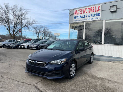 2021 Subaru Impreza for sale at United Motors LLC in Saint Francis WI