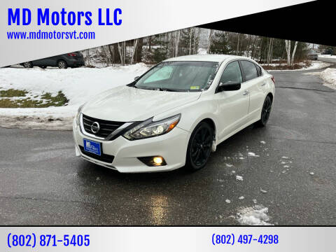 2017 Nissan Altima for sale at MD Motors LLC in Williston VT