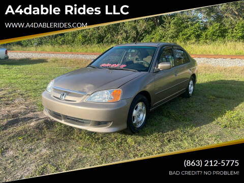 2003 Honda Civic for sale at A4dable Rides LLC in Haines City FL