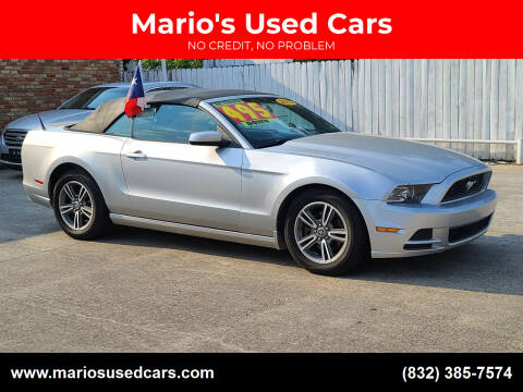 2013 Ford Mustang for sale at Mario's Used Cars - South Houston Location in South Houston TX
