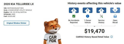 2020 Kia Telluride LX