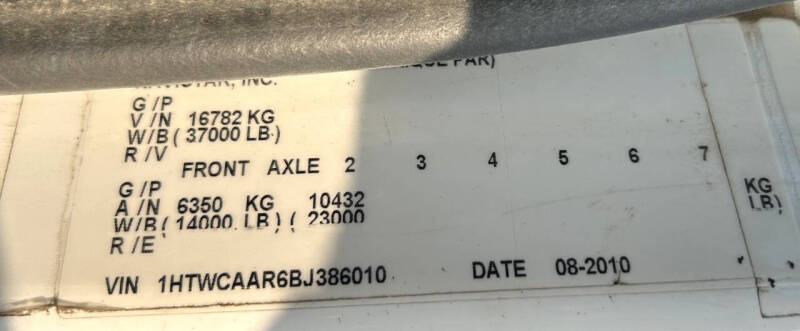 2011 International 7400 NAVISTAR