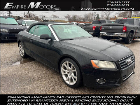 2011 Audi A5 for sale at Empire Motors LTD in Cleveland OH