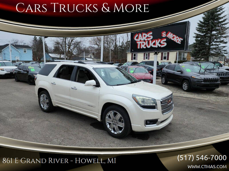 2014 GMC Acadia for sale at Cars Trucks & More in Howell MI