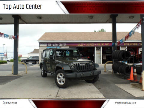 2016 Jeep Wrangler Unlimited for sale at Top Auto Center in Quakertown PA