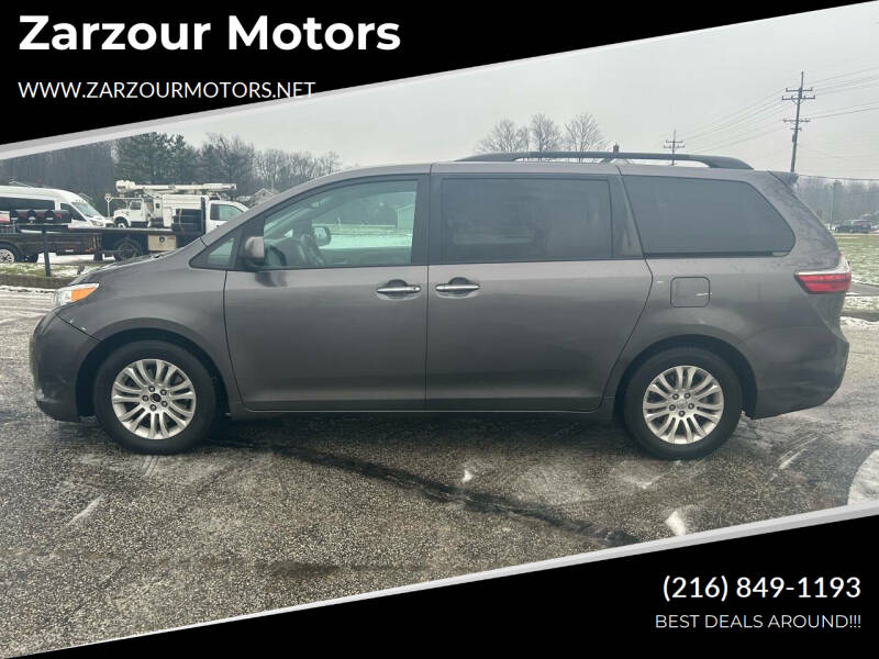 2016 Toyota Sienna for sale at Zarzour Motors in Chesterland OH