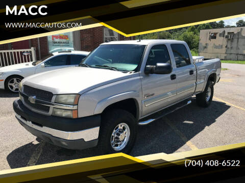 2004 Chevrolet Silverado 2500HD for sale at MACC in Gastonia NC