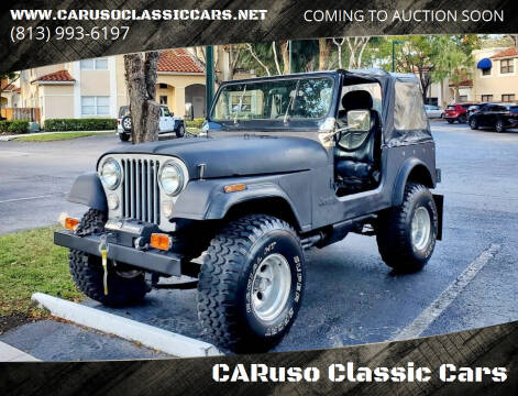 1977 Jeep CJ-7 for sale at CARuso Classic Cars in Tampa FL