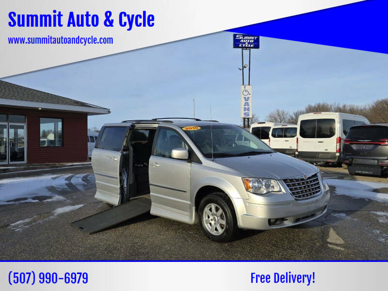 2010 Chrysler Town and Country for sale at Summit Auto & Cycle in Zumbrota MN