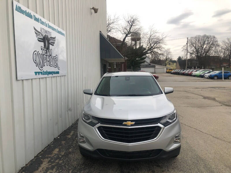 Used 2020 Chevrolet Equinox LT with VIN 3GNAXJEV7LS701729 for sale in Beardstown, IL