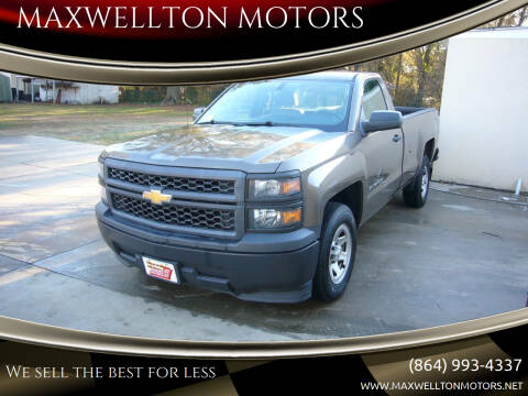 2015 Chevrolet Silverado 1500 for sale at MAXWELLTON MOTORS in Greenwood SC