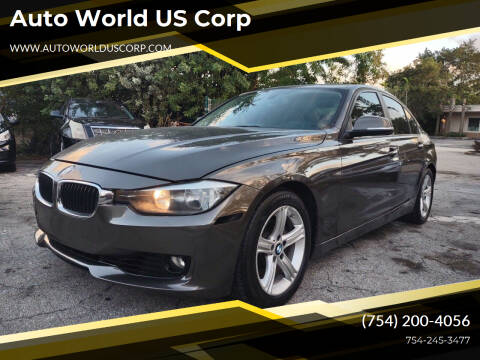 2014 BMW 3 Series for sale at Auto World US Corp in Plantation FL