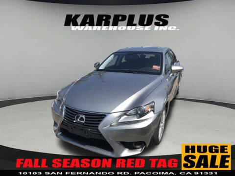 2015 Lexus IS 250 for sale at Karplus Warehouse in Pacoima CA