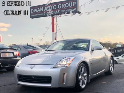 2003 Nissan 350Z for sale at Divan Auto Group in Feasterville Trevose PA