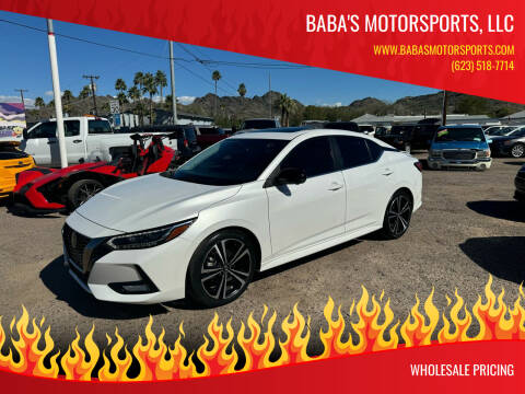 2021 Nissan Sentra for sale at Baba's Motorsports, LLC in Phoenix AZ