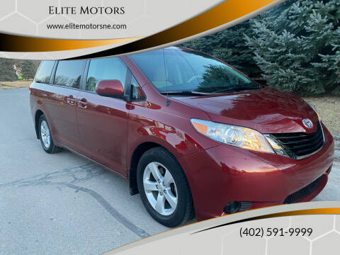 2013 Toyota Sienna for sale at Elite Motors in Bellevue NE