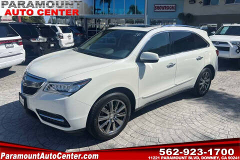 2016 Acura MDX for sale at PARAMOUNT AUTO CENTER in Downey CA