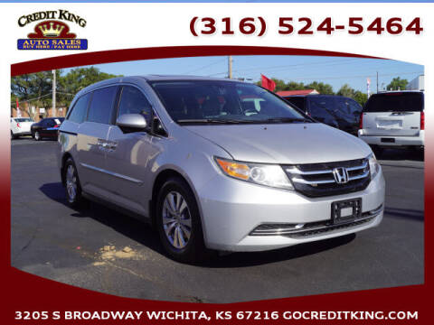 2015 Honda Odyssey for sale at Credit King Auto Sales in Wichita KS