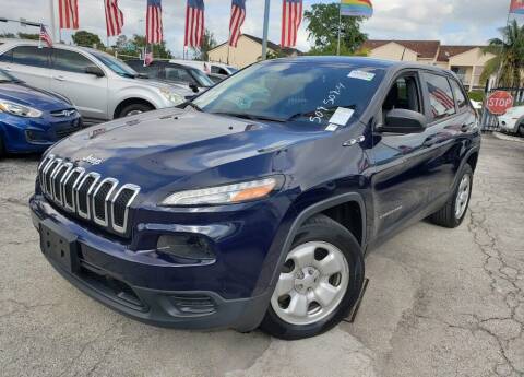 2015 Jeep Cherokee for sale at Barbie's Autos Corp in Miami FL
