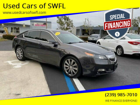 2014 Acura TL for sale at Used Cars of SWFL in Fort Myers FL