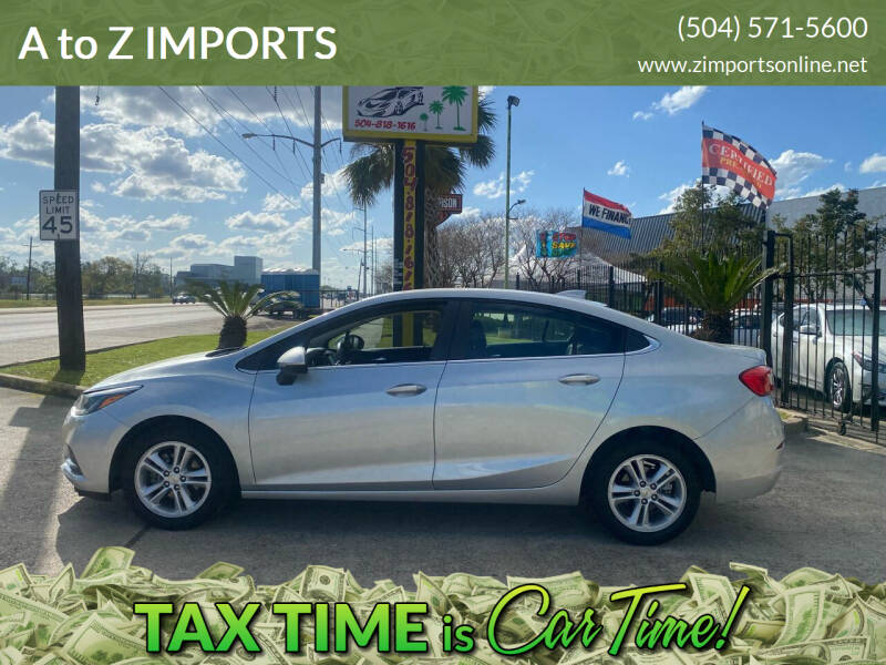 2018 Chevrolet Cruze for sale at A to Z IMPORTS in Metairie LA
