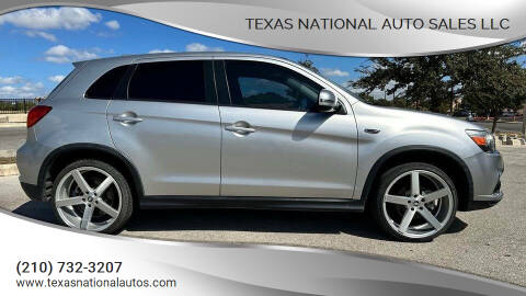 2018 Mitsubishi Outlander Sport for sale at Texas National Auto Sales LLC in San Antonio TX