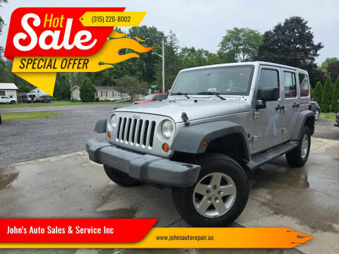 2007 Jeep Wrangler Unlimited for sale at John's Auto Sales & Service Inc in Waterloo NY