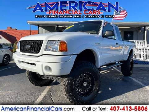 2001 Ford Ranger for sale at American Financial Cars in Orlando FL