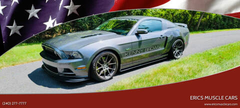2013 Ford Mustang for sale at Eric's Muscle Cars in Clarksburg MD