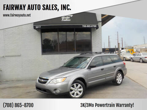 2008 Subaru Outback for sale at FAIRWAY AUTO SALES, INC. in Melrose Park IL