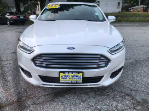 2016 Ford Fusion for sale at Worldwide Auto Sales in Fall River MA