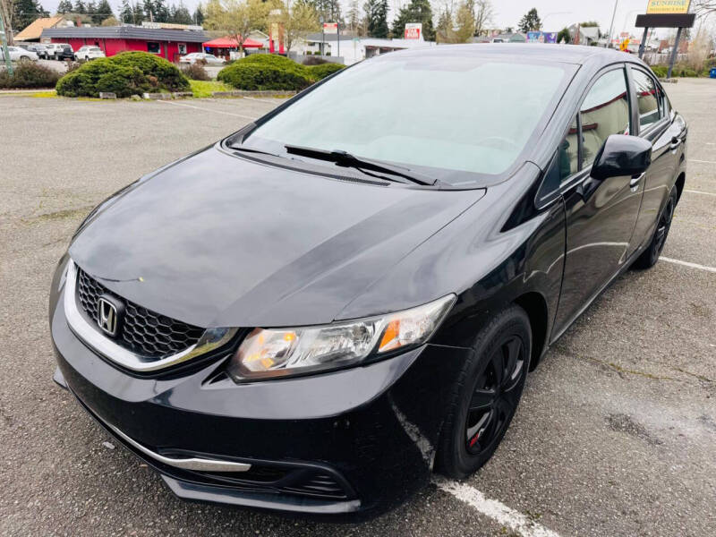 Used 2015 Honda Civic LX with VIN 19XFB2F5XFE072732 for sale in Tacoma, WA