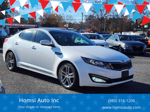 2013 Kia Optima for sale at Homsi Auto Inc in Kannapolis NC