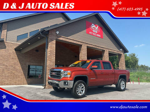 2015 GMC Sierra 1500 for sale at D & J AUTO SALES in Joplin MO