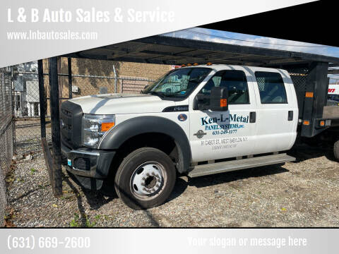 2016 Ford F-550 Super Duty for sale at L & B Auto Sales & Service in West Islip NY