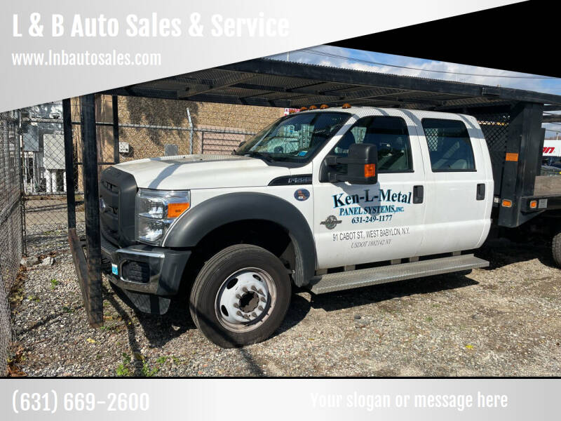 2016 Ford F-550 Super Duty for sale at L & B Auto Sales & Service in West Islip NY