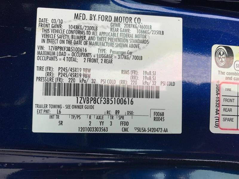 2011 Ford Mustang GT