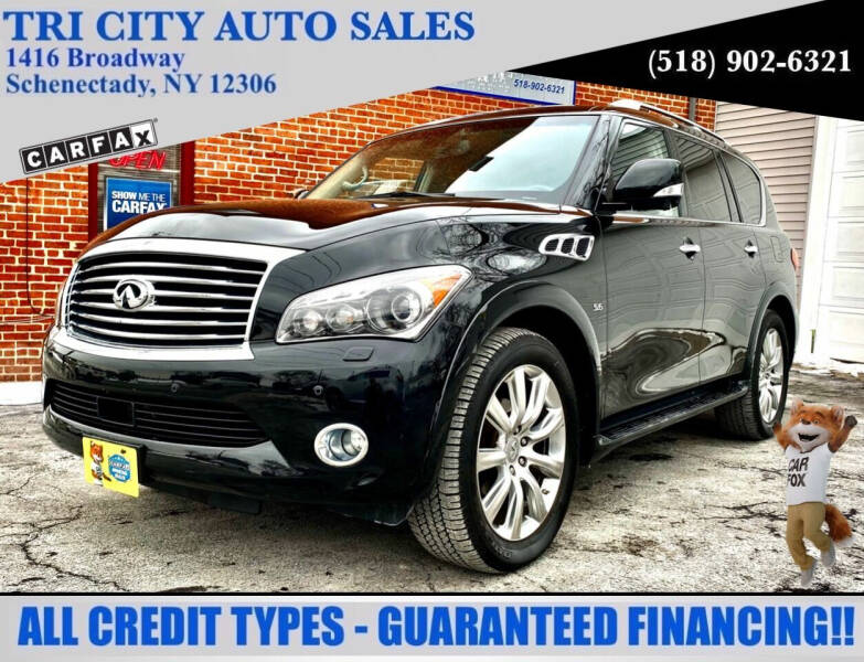 2014 Infiniti QX80 for sale at Tri City Auto Sales in Schenectady NY