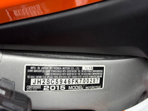 2015 Honda CBR1000RR